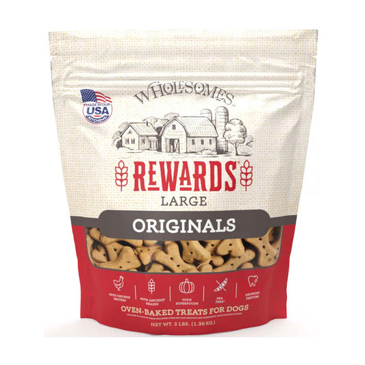 Wholesomes Rewards Large Original Biscuits 3 lb.