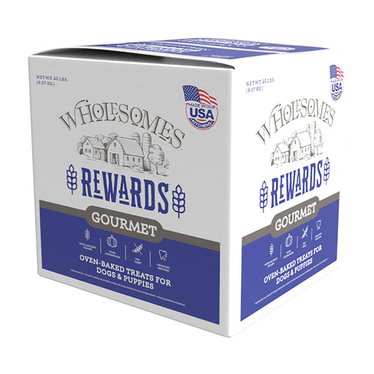 Wholesomes™ Rewards™ Nut'r'Nipz Dog Biscuits Bulk Box 20lbs