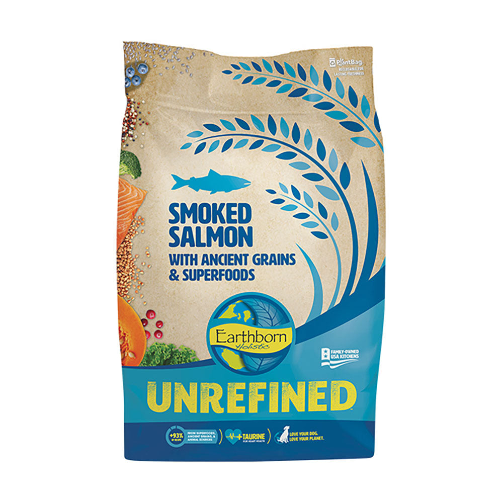 Earthborn Holistic® Unrefined™ Smoked Salmon with Ancient Grains & Superfoods Dry Dog Food 4 Lbs