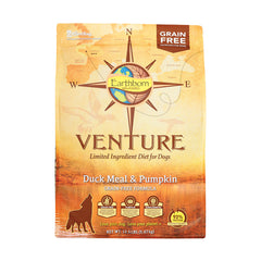 Earthborn Holistic® Venture™ Duck Meal & Pumpkin Limited Ingredient Diet Grain Free Dry Dog Food, 12.5 Lbs