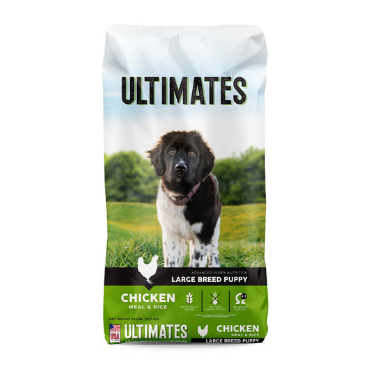 Ultimates™ Large Breed Puppy Chicken Meal & Rice Recipe Large Breed Puppy Food 28 Lb