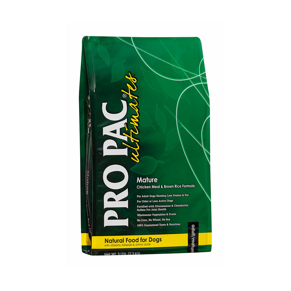 PRO PAC® Ultimates™ Mature Chicken Meal & Brown Rice Dog Food Formula 5 Lbs