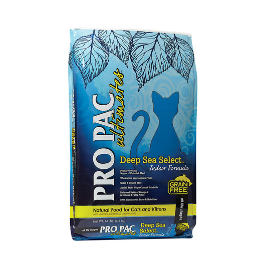Pro Pac Ultimates™ Deep Sea Select™ Grain Free Indoor Dry Cat Food 14 Lbs