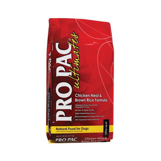 PRO PAC® Ultimates™ Chicken Meal & Brown Rice Dog Food Formula 28 Lbs