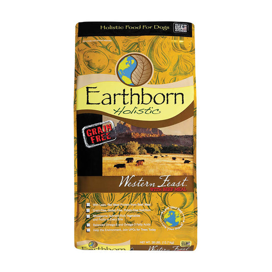 Earthborn Holistic® Western Feast™ with Beef Meal Dog Food 28 Lbs
