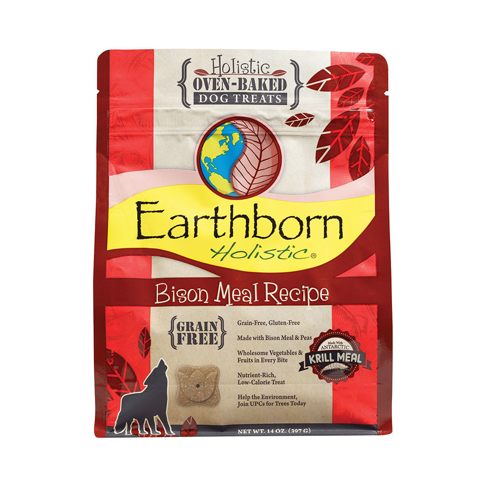 Earthborn Holistic® Grain Free Bison Meal Recipe Dog Biscuits 14 Oz