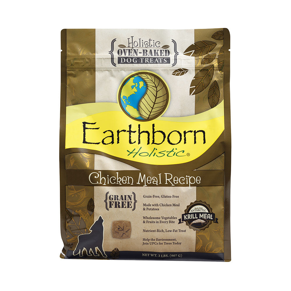 Earthborn Holistic® Grain Free Chicken Meal Recipe Dog Biscuits 2 Lbs