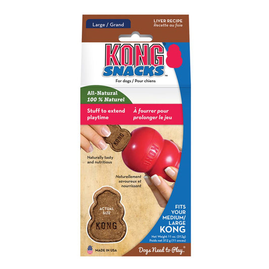 Kong® Snacks™ Liver Dog Treats Brown Small