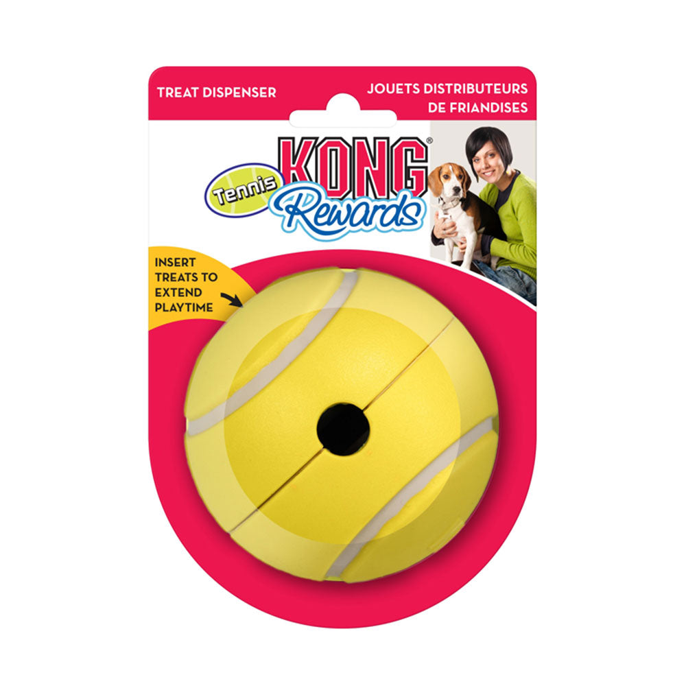 Kong® Rewards Tennis Dog Toys Yellow Large