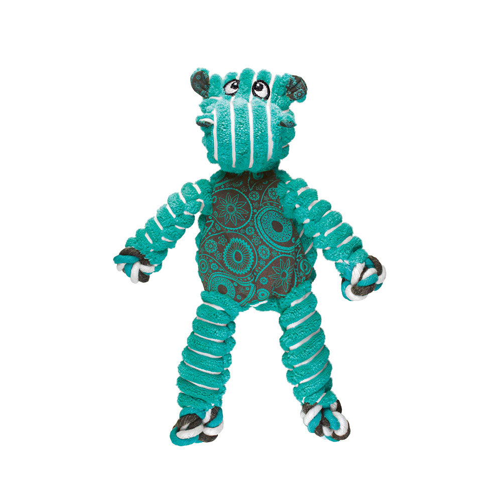 Kong® Floppy Knots Hippo Dog Toys Green Small/Medium
