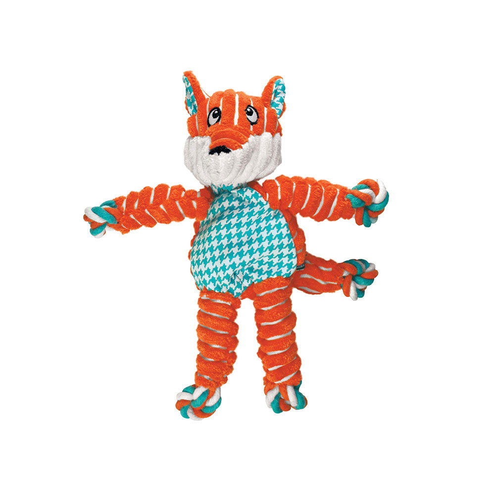 Kong® Floppy Knots Fox Dog Toys Orange Medium/Large