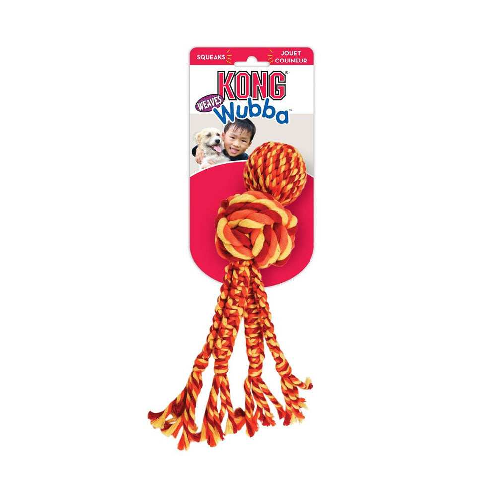 Kong® Wubba Weaves with Rope Dog Toys X-Large
