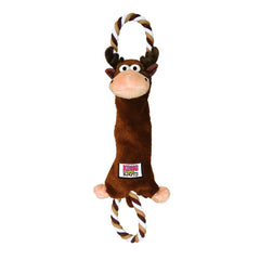 Kong® Tugger Knots Moose Dog Toys Brown Medium/Large