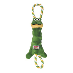 Kong® Tugger Knots Frog Dog Toys Green Small/Medium