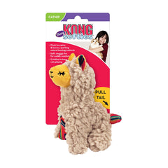 Kong® Softies Buzzy Llama Cat Toys Beige