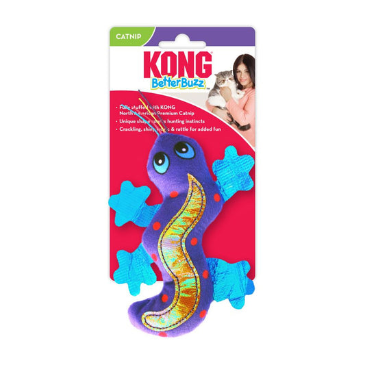 Kong® Better Buzz Better Buzz Gecko Cat Toy, Purple
