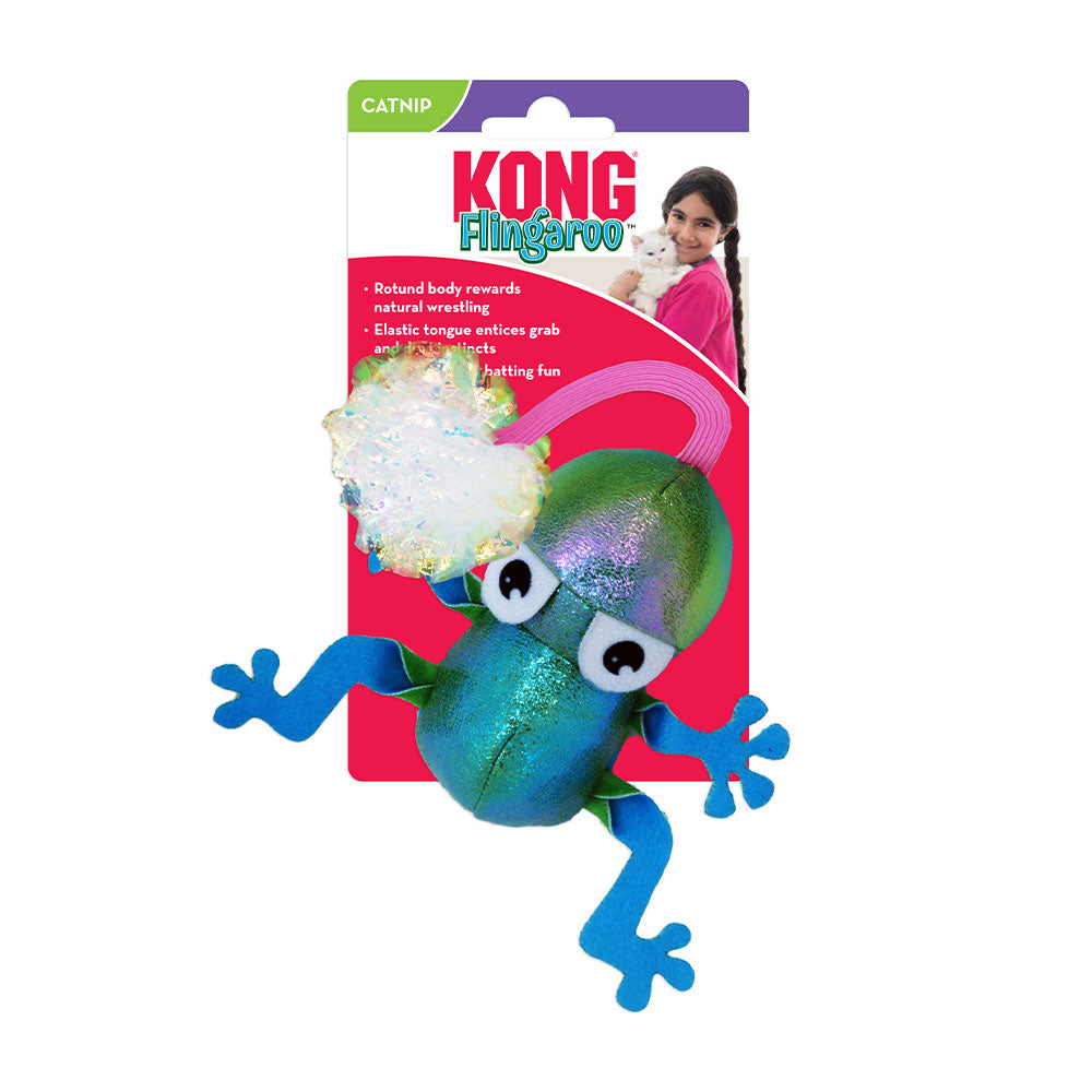 Kong® Flingaroo™ Frog Cat Toy