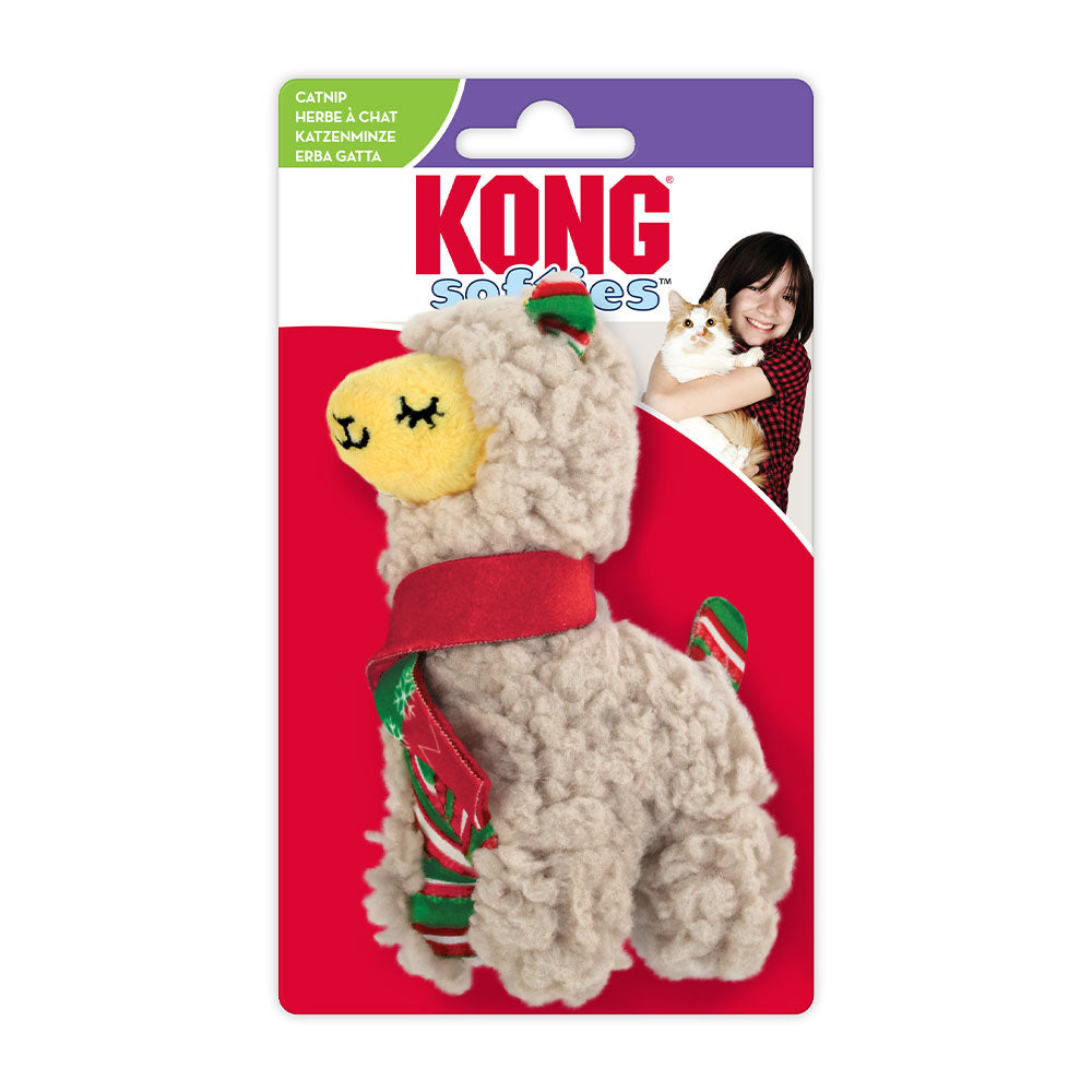 KONG® Holiday Softies™ Scrattles Llama Cat Toy