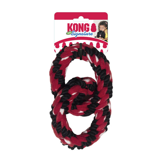 Kong® Signature Rope Double Ring Tug Dog Toy