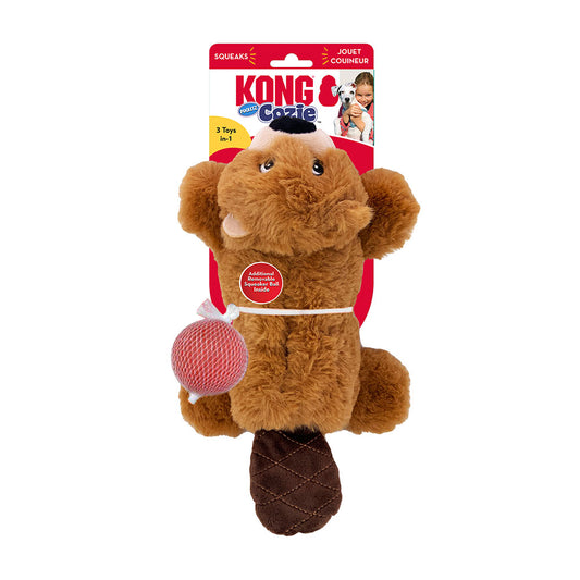 Kong® Cozie™ Pocketz Beaver Small Dog Toy
