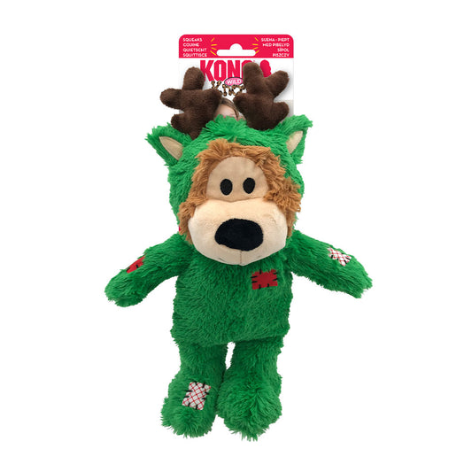 Kong® Holiday Wild Knots Bear Medium/Large Dog Toy Assorted Colors