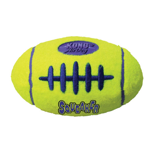 Kong® Airdog® Squeaker Football Dog Toys Yellow Small