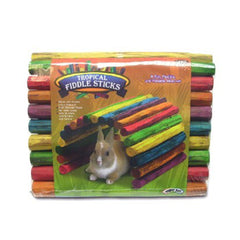 Kaytee® Tropical Fiddle Sticks Hideout for Small Animal Multicolor Large