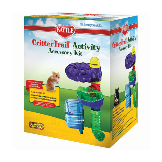 Kaytee® CritterTrail® Accessory Activity Kit for Small Animal Assorted Color 6.62 X 7.87 X 10.5 Inch