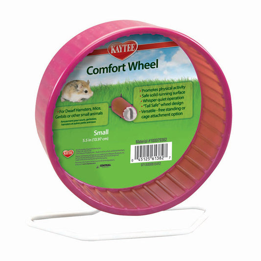 Kaytee® Comfort Exercise Wheel for Small Animal Assorted Color Small 5.5 Inch