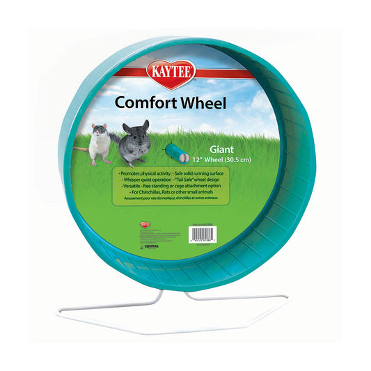 Kaytee® Comfort Exercise Wheel for Small Animal Assorted Color Giant 12 Inch