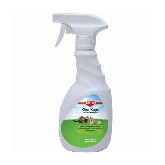 Kaytee® Clean Cage Habitat Deodorizer Spray for Small Animal 16 Oz