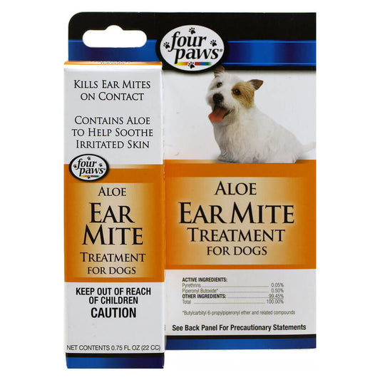 Four Paws® Aloe Earmite Treatment for Dog 0.75 Oz