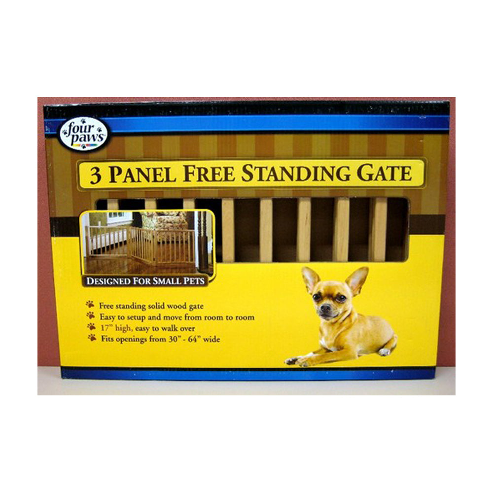 Four Paws® 3-Panel Folding Gate for Dog 24-68 X 17 Inch