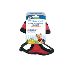 Four Paws® Comfort Control Harness for Dog Red Color X-Small