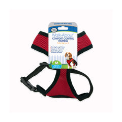 Four Paws® Comfort Control Harness for Dog Red Color Medium