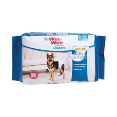 Four Paws® Wee-Wee® Disposable Dog Diapers Large X 12 Count