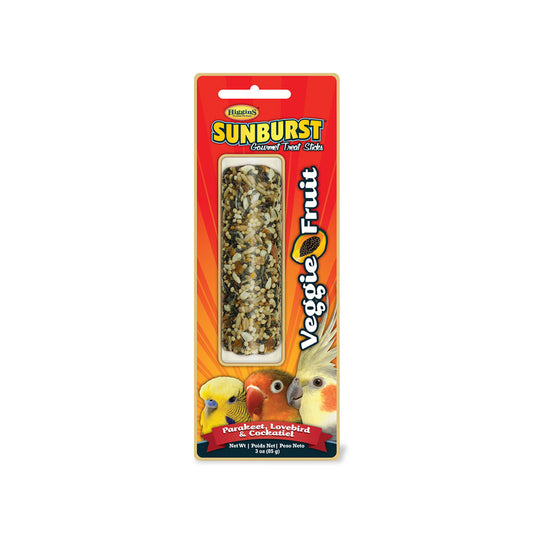 Higgins® Sunburst® Veggie Fruit Gourmet Treats Sticks for Parakeets, Lovebirds & Cockatiels 3 Oz