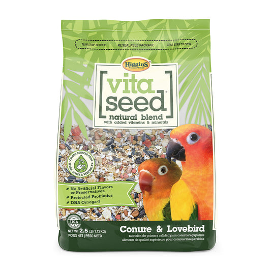 Higgins® Vita Seed® Conures & Lovebird Natural Seed Blend 2.5 Lbs