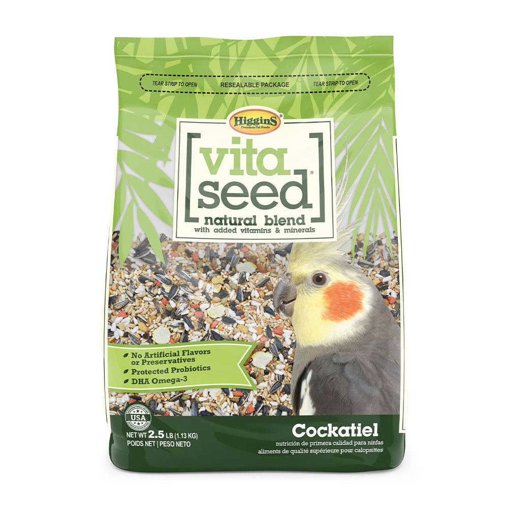 Higgins® Vita Seed® Cockatiels Natural Seed Blend 2.5 Lbs