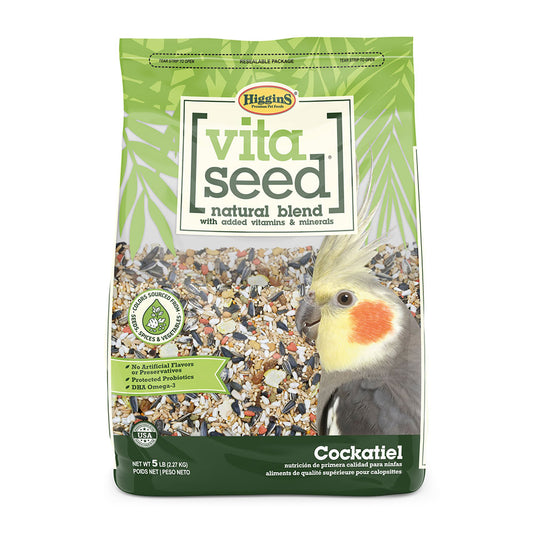 Higgins® Vita Seed® Cockatiels Natural Seed Blend 5 Lbs