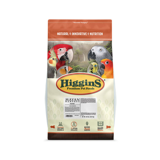 Higgins® Mayan Harvest® Celestial with Cinnamon Sticks, Cranberries & Sage for All Parrots & Eclectus 20 Lbs