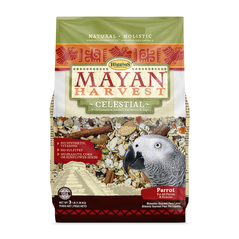 Higgins® Mayan Harvest® Celestial with Cinnamon Sticks, Cranberries & Sage for All Parrots & Eclectus 3 Lbs