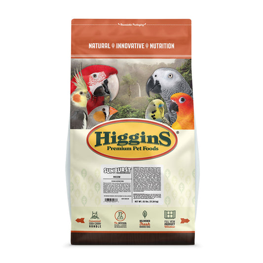 Higgins® Sunburst® Gourmet Blend Macaws Food 25 Lbs