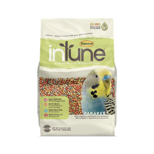 Higgins® inTune® Complete & Balanced Diet for Parakeets 2 Lbs