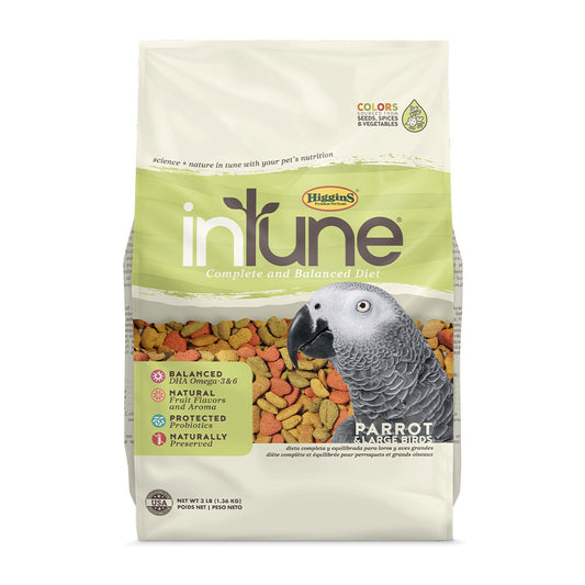 Higgins® inTune® Complete & Balanced Diet for Parrots 3 Lbs