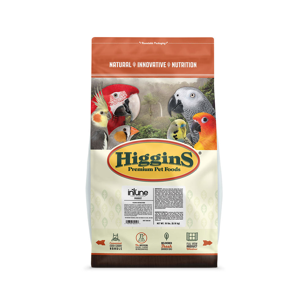 Higgins® inTune® Complete & Balanced Diet for Parrots 18 Lbs