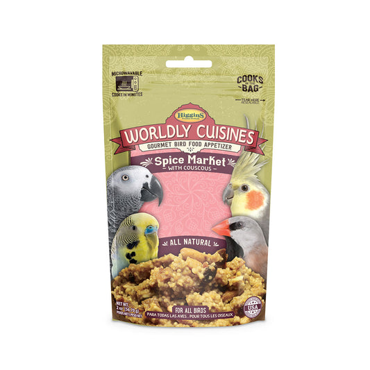 Higgins® Worldly Cuisines® Spice Market with Couscous Gourmet Bird Food 2 Oz