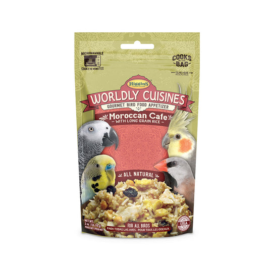 Higgins® Worldly Cuisines® Moroccan Cafe with Long Grain Rice Gourmet Bird Food 2 Oz