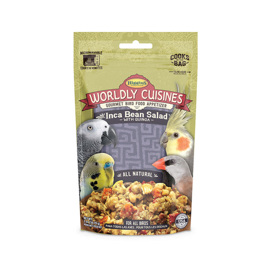 Higgins® Worldly Cuisines® Inca Bean Salad with Quinoa Gourmet Bird Food 2 Oz