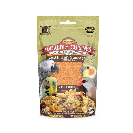 Higgins® Worldly Cuisines® African Sunset with Quinoa Gourmet Bird Food 2 Oz